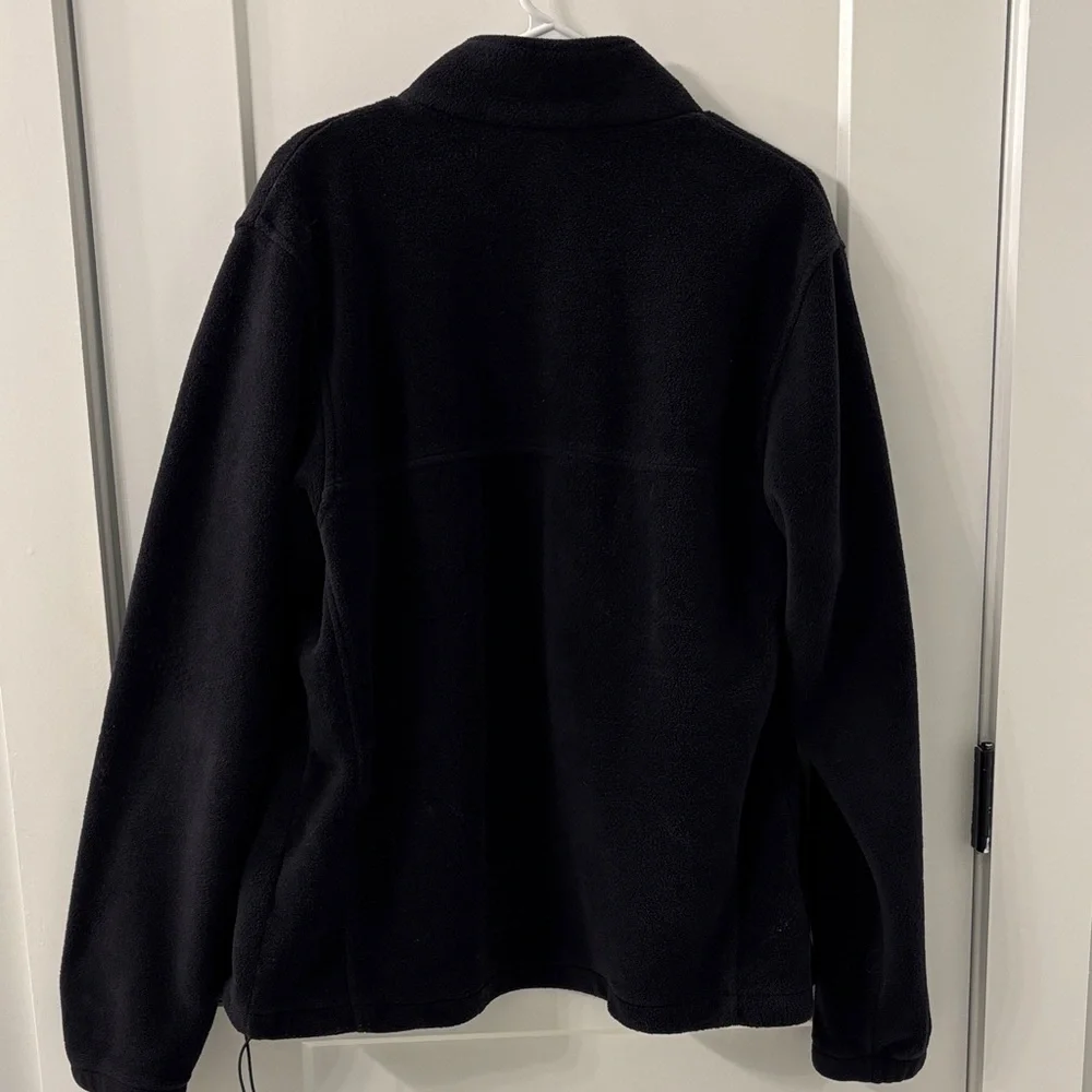 Columbia Midnight Black Fleece Jacket - Picture 6 of 6